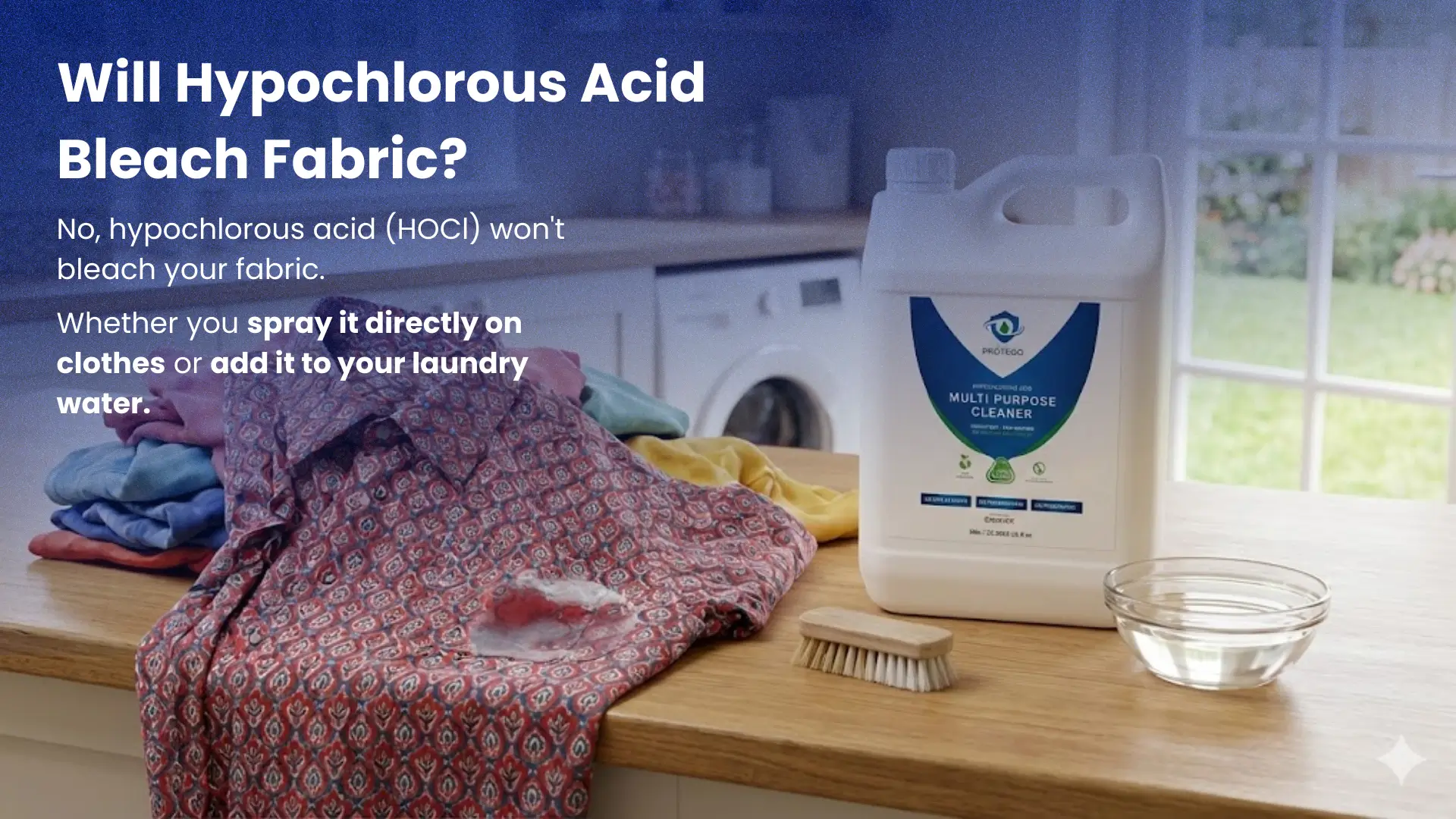 Will Hypochlorous Acid Bleach Fabric